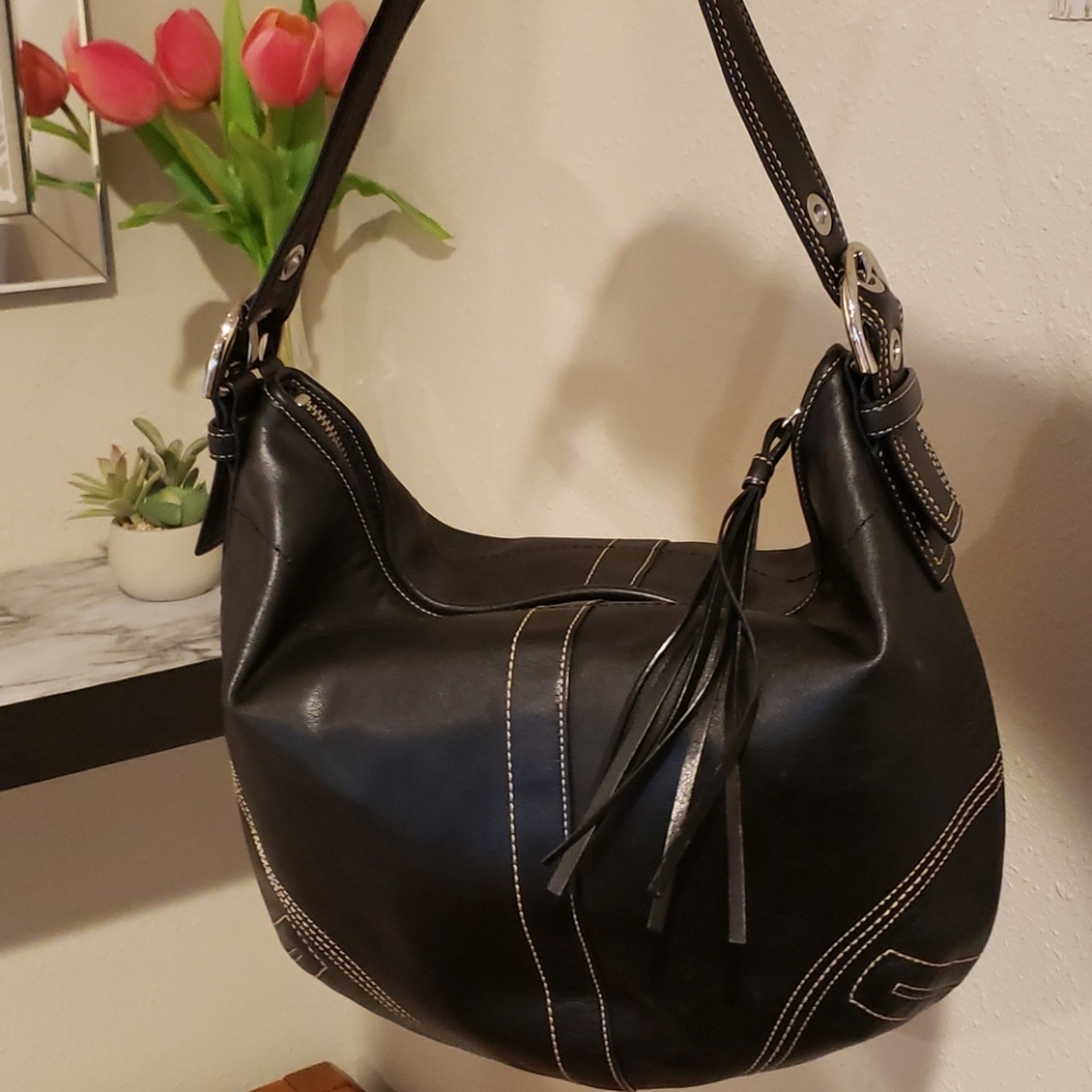 Coach leather hobo